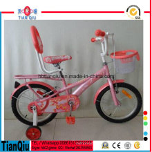 Precio barato buena calidad bicicleta niños bicicleta para niños con soporte trasero diseño de moda popular en la India
